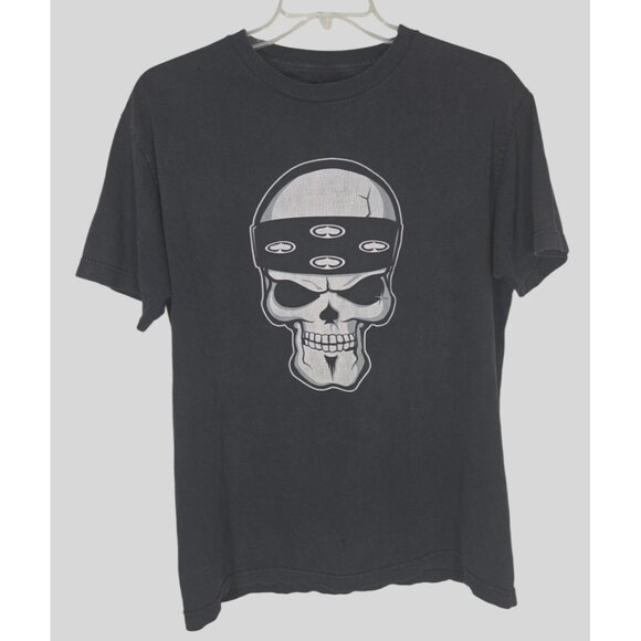 VTG Y2K SRH Skull Logo Faded T Shirt Grunge Skate Hip Hop Rap Pinkman Opium XL - Picture 1 of 7